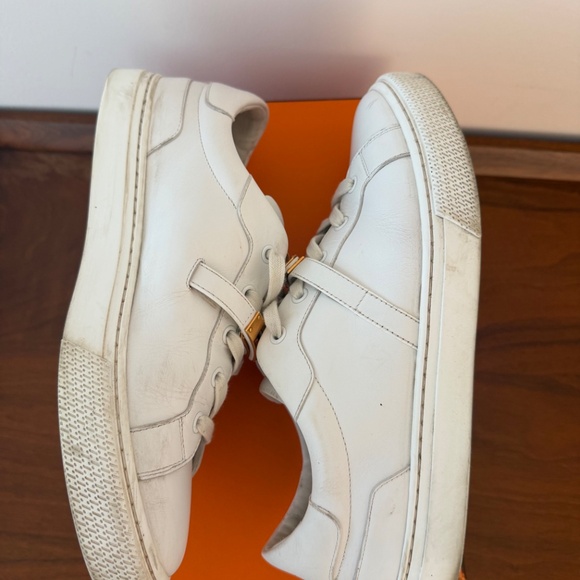 Hermes Day sneaker White with Rose Gold W 40 - Picture 3 of 5